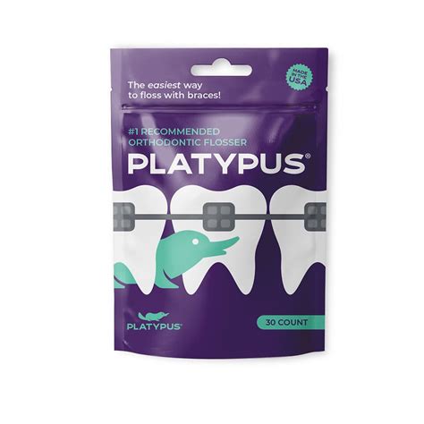 How To Floss With Braces Platypus Platypus Flosser Waterpik Has A