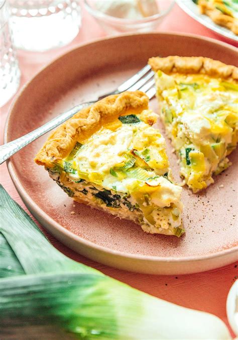 leek quiche recipe with goat cheese live eat learn
