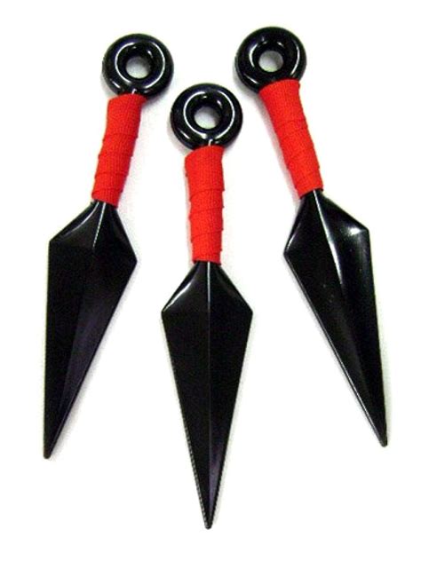 Bigoct Set Of 3 Naruto Ninja Weapons Props Naruto Big Kunai Plastic Toy