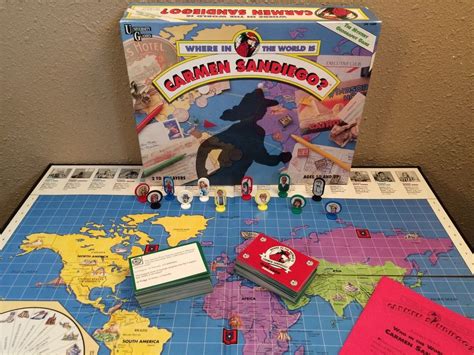You start out as a rookie detective whose job is to track down a crop of thieves stealing the world's most precious treasures. Where in the World is CARMEN SANDIEGO? VTG 1992 Geography ...