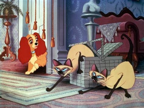 My Favorites Si And Am The Two Siamese Cats From Disney’s “lady And The Tramp” 1955