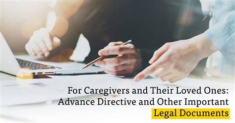Caregiver Essentials 5 Legal Documents You Should Check On First