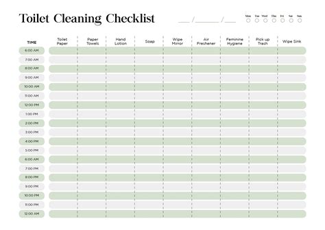 Printable Bathroom Cleaning Checklist Printable Word Searches Vrogue