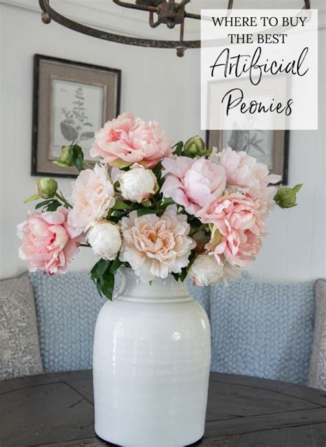 The Best Artificial Peonies To Buy For Spring Sanctuary Home Decor
