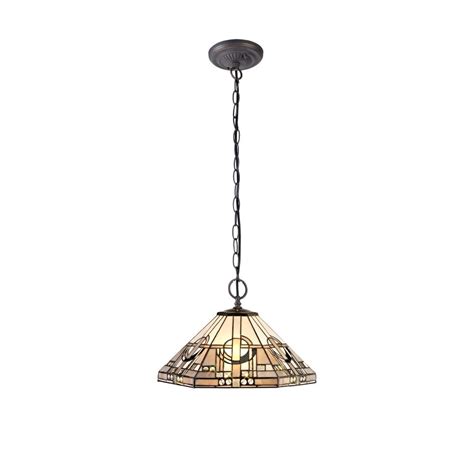 Dusk Collection Jacobstowe 2 Light Downlighter Pendant E27 With 40cm