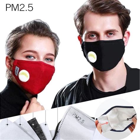 Jual Pmd Pm2 5 Filter Bisa Ganti Respirator N95 Activated Carbon Mask Masker Wajah Anti Virus