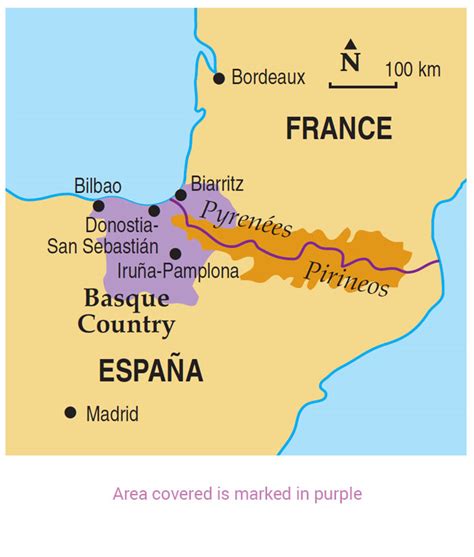 Pays Basque Map
