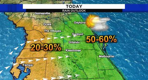 Possible Storms In Central Florida Rain Chances Increase Throughout Day