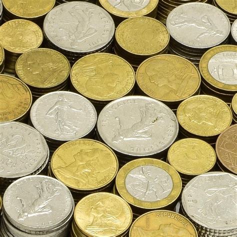 Lot Of 10 100 Coins 1 Lb 2 Lbs 4 Pounds France Coins Francs