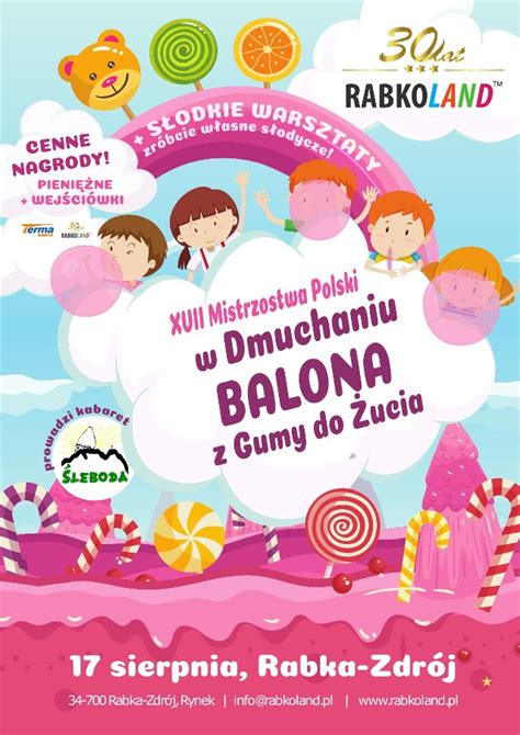 Rabka Zdr J Mistrzostwa Polski W Dmuchaniu Balona Z Gumy Do Ucia