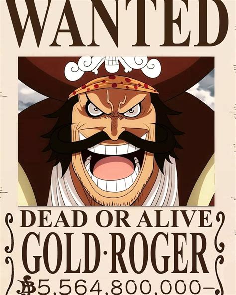 One Piece ワンピース On Instagram Bounty Of Gol D Roger Whitebeard