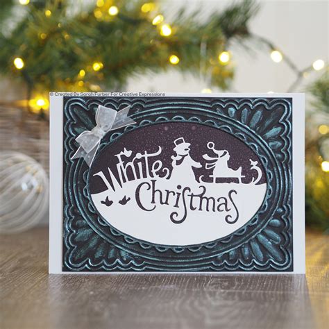 Creative Expressions Paper Cuts Edger Craft Dies White Christmas