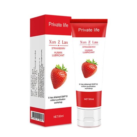 Water Soluble Lubricant Strawberry Lubricant 60ml Cherry Peach Edible