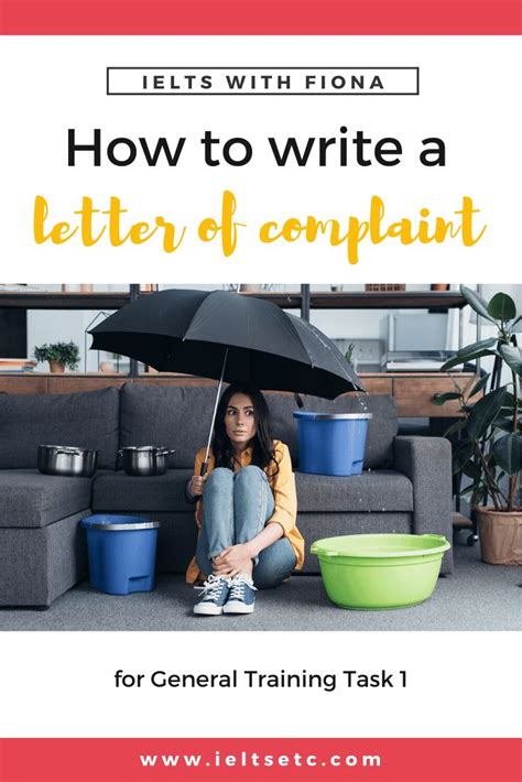 Ielts Gt Writing Task 1 How To Write A Letter Of Complaint Ielts