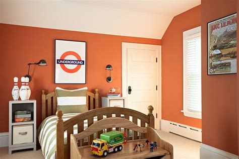 Boys Orange Bedrrom Boys Bedrooms Big Boy Room Toddler Bedrooms