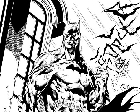 Learn how to draw batman. Batman Drawing (Black and White) 6K UHD Wallpaper