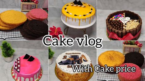 Cake Vlog Cake Day Cake Orders Cake Price And Packing Ideas For