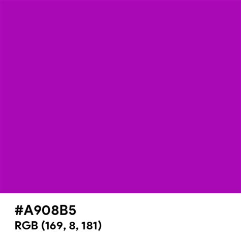 Bright Purple Color Hex Code Is A908b5