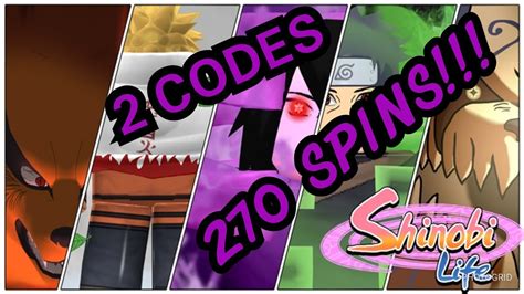 The rules are so simply and clear. Shinobi Life | 2 Codes over *270 SPINS* | Roblox - YouTube