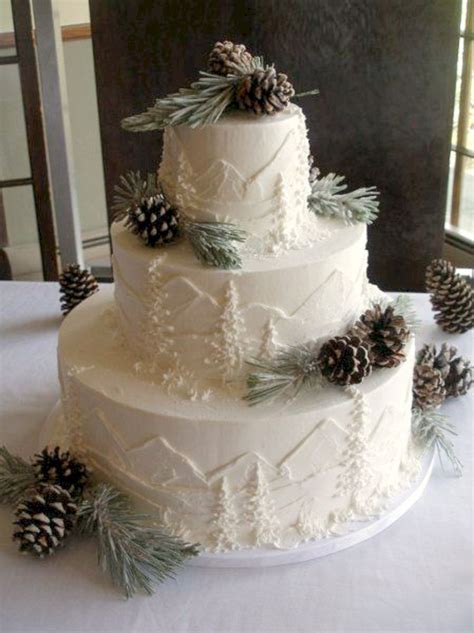 7 Marvelous Winter Wedding Cakes For Wedding Inspiration Creative