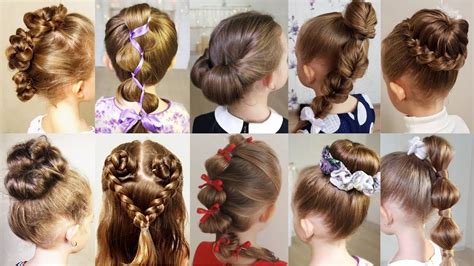 10 Cute 1 Minute Hairstyles For Busy Morning Quick U0026 Easy Hairstyles For School วิธี ทำ