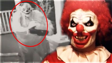 Top 5 Scariest Things Caught On Surveillance Footage Creepy Clown