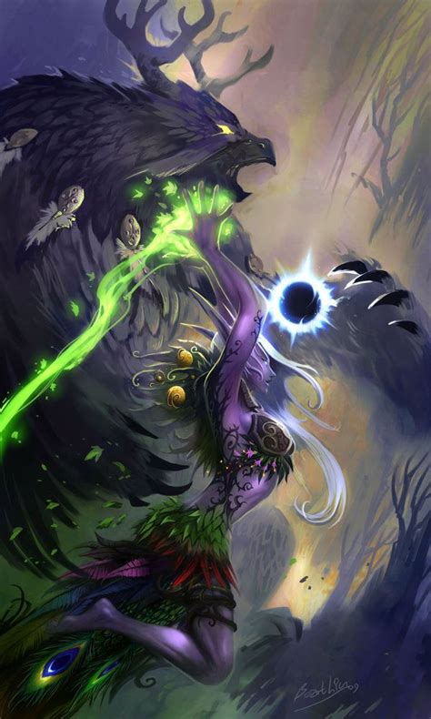 Night Elf Balance Druid Jian Guo World Of Warcraft Druid World Of