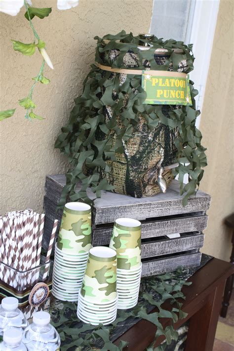 Army Party Hunting Birthday Party Camo Birthday Party Camo Birthday