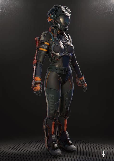 Space Suit By Leonardo Peralta Sci Fi Uniform Sci Fi Armor Robot Suit Futuristic Armour