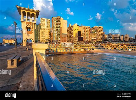 Beach Alexandria Egypt Hi Res Stock Photography And Images Alamy