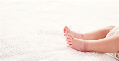 One Week Old Baby In Blanket On White Background Stock Photo Image Of