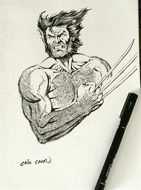 Shirtless Men In Comics — Shirtless Wolverine By Caio Cacau