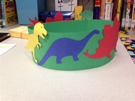 Dinosaur Hat Preschool Crafts Dinosaur Hat Daycare Crafts