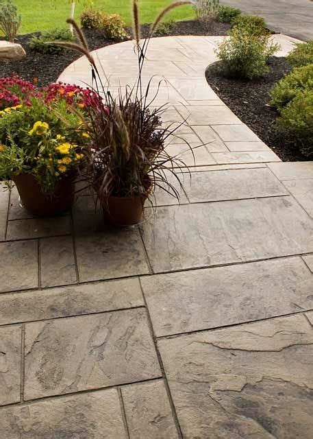 Stamped Concrete Walkway Ideas 4 Difranco Waterproofing