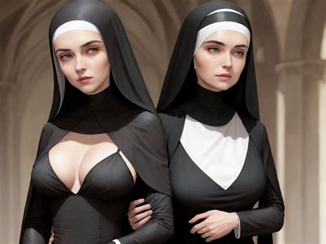 Ai Tool For Photos Busty Nun In Black With Her Clevages Showing