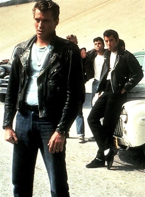 The T Birds Are The Gang From The Movie Grease Danny Zuko Travolta