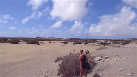 Dunes Of Maspalomas Playa Del Inglés Gran Canaria 2016 Youtube