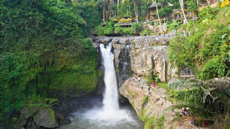 Tegenungan Waterfall Is A Popular Tourist Attraction In Bali