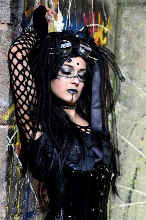 Pin By Rwlockwood On Cyber Goth Cybergoth Fashion Hot Goth Girls