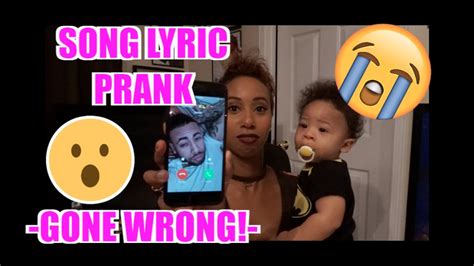 Song Lyric Prank Gone Wrong Youtube