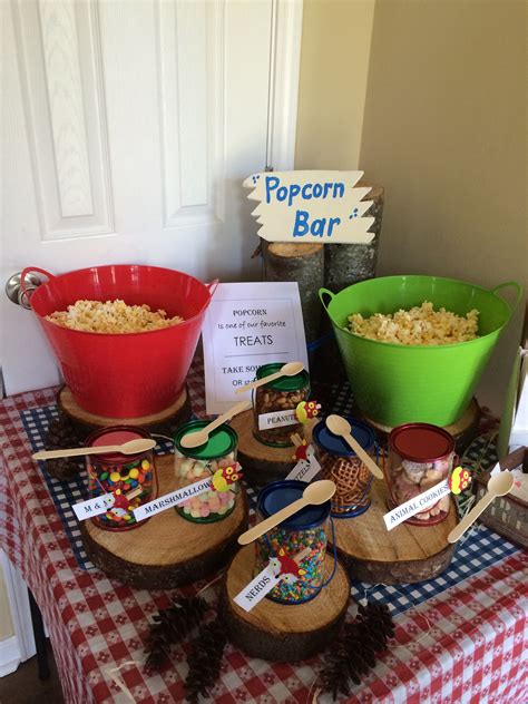 Popcorn Bar Popcorn Bar 2nd Birthday Peanut Nerd Graduation Party