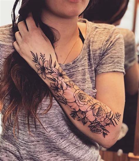 43 beautiful flower tattoos for women stayglam