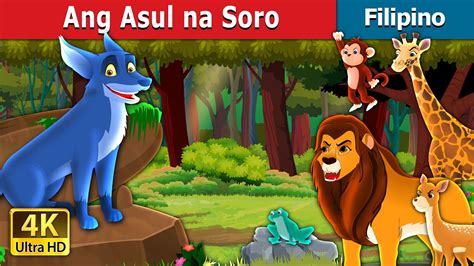 Ang Asul Na Soro The Blue Fox In Filipino Kwentong Pambata
