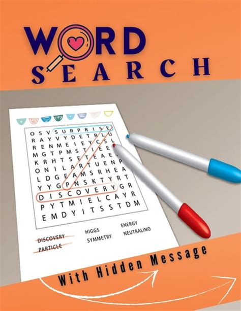 Word Search With Hidden Message Word Search Large Print Puzzle Book