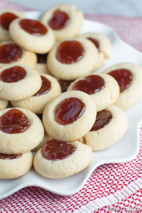 These Strawberry Jam Thumbprint Cookies Are So Fun To Make Its A
