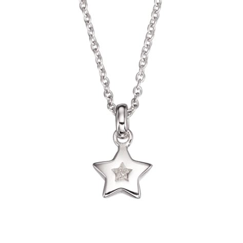 Eva Little Silver Star Necklace Little Star Jewellery