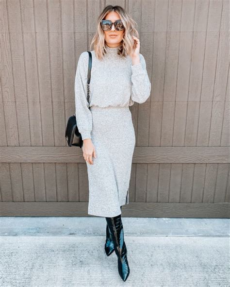 15 Dresses To Wear With Knee High Boots