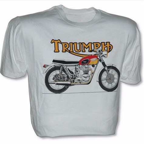 Triumph Vintage Gray Short Sleeve T Shirt Cycleserve Store