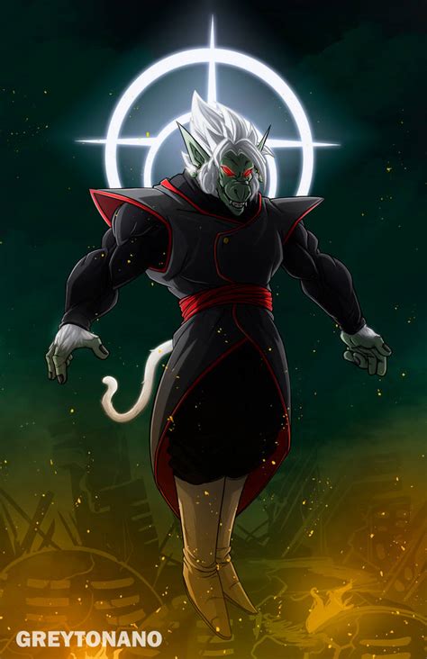 Due to the abuse of time travel and taking up of new forms. Oozaru Zamasu by Greytonano on DeviantArt