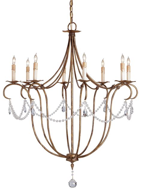 Kingdom lighting offers a huge variety of crystal chandeliers from palace chandeliers for the ballroom to empire crystal chandeliers for the living room and so much more. Crystal Lights Gold Large Chandelier | Currey and Company